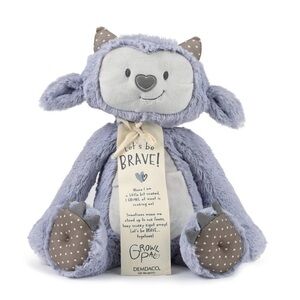 Demdac Growl Pal Bravery Giving Bear Stuffie Stuffed Animal Dragon